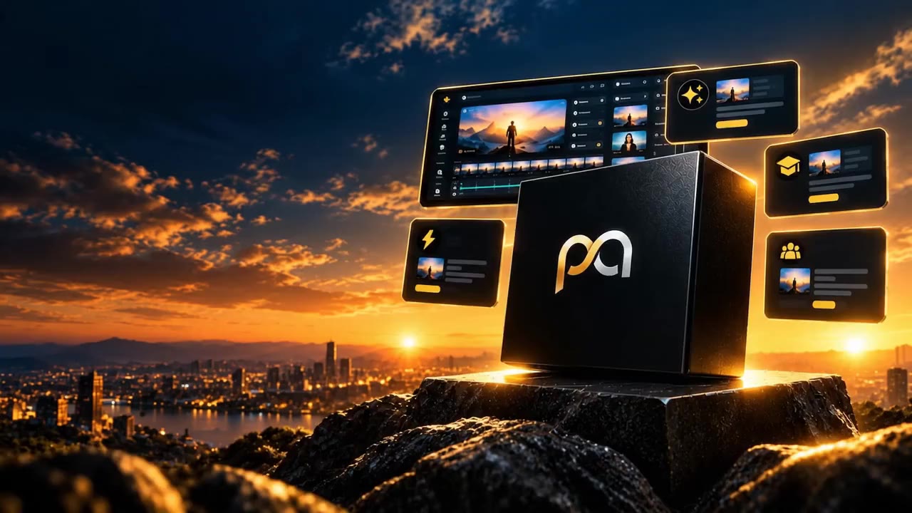 PremiumAI Studios cinematic business scene